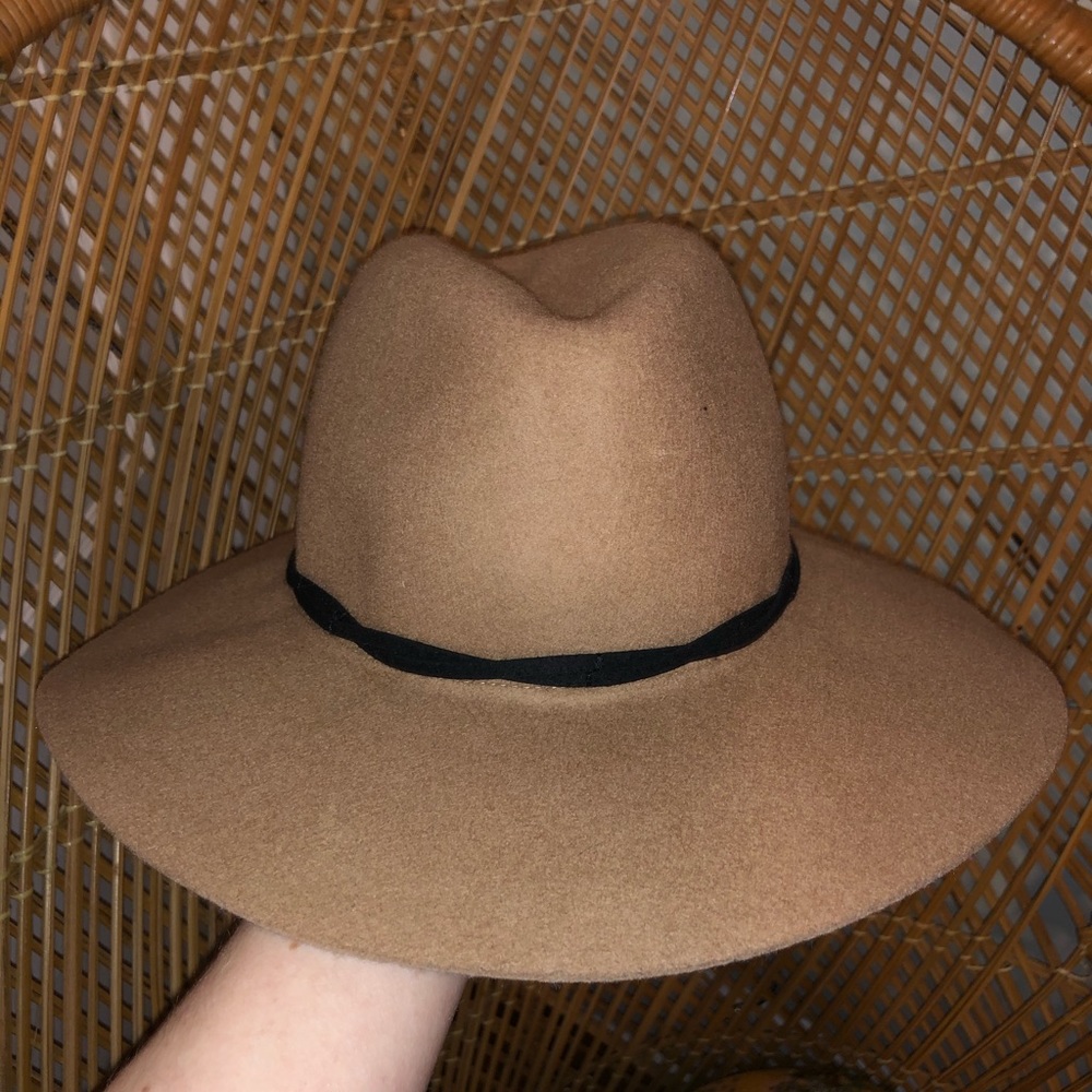 EXPRESS FELT CAMEL FLOPPY HAT